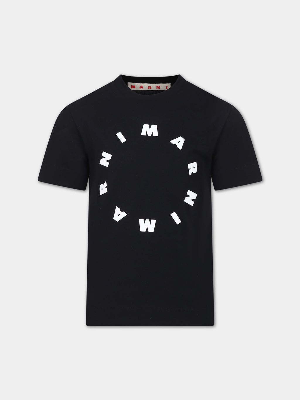 T-shirt noir pour enfants avec logo